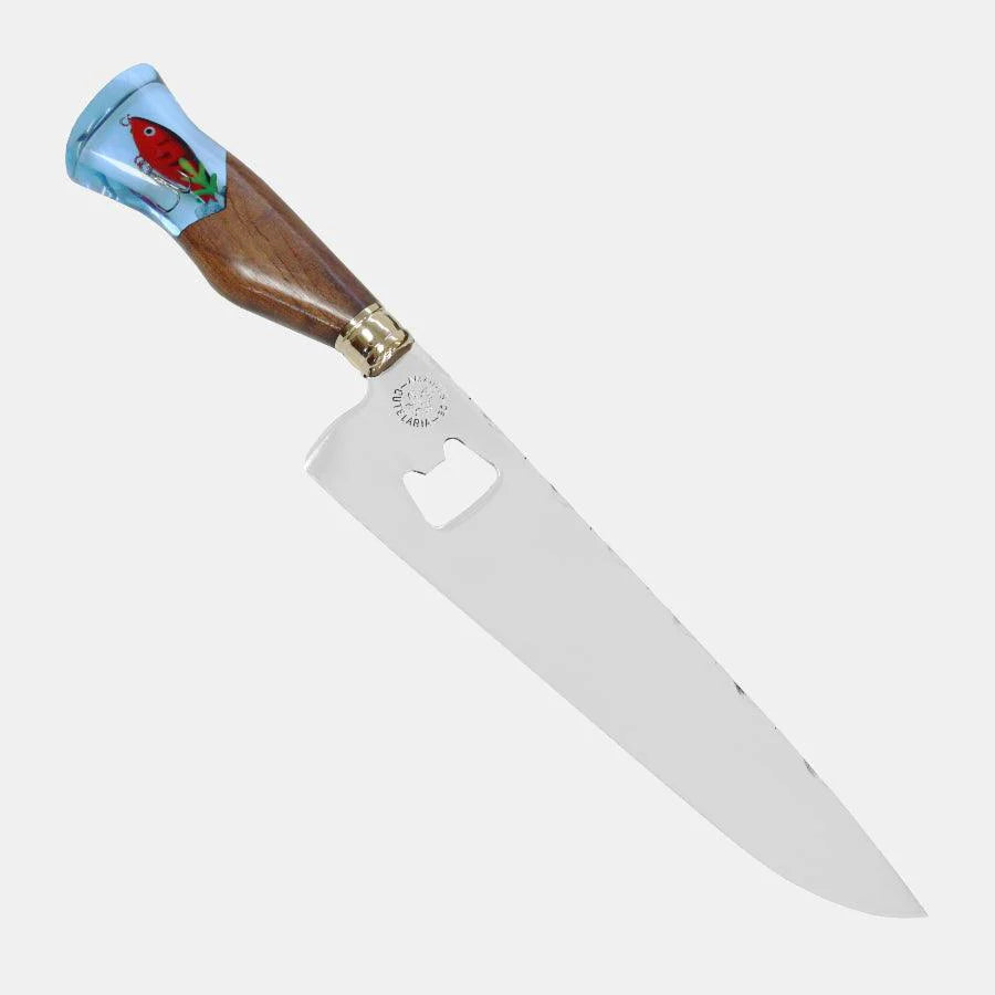 Faca Churrasco Artesanal Personalizada Picanheira Isca | Aço Inox 10"