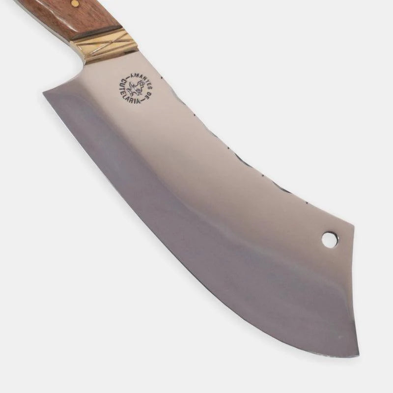 Cutelo Churrasco Artesanal Personalizado | Aço Inox 9"