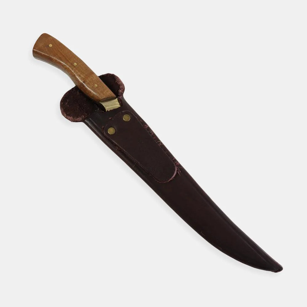 Faca Churrasco Artesanal Personalizada Fileteira | Aço Inox 10"