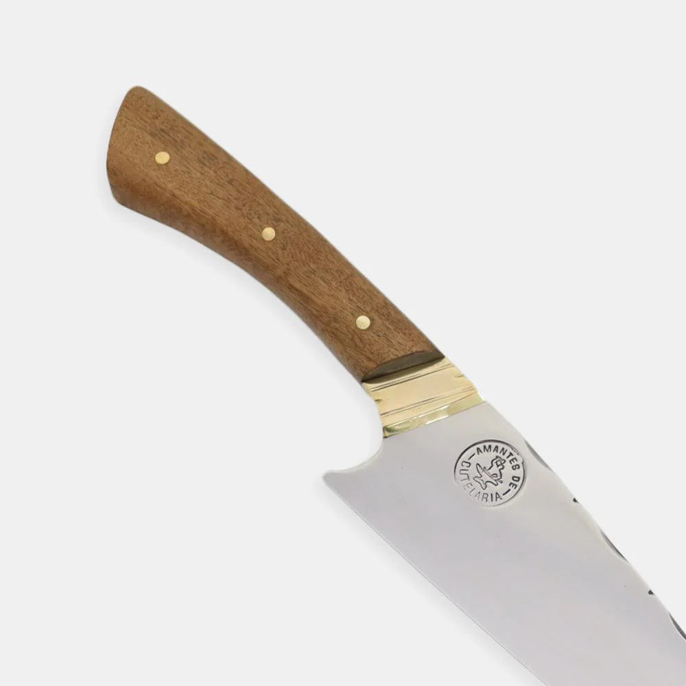 Faca Churrasco Artesanal Personalizada Virilheira | Aço Inox 6"