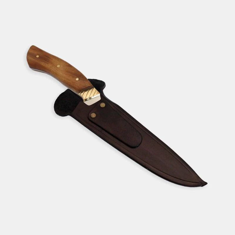 Faca Churrasco Artesanal Personalizada Gaúcha | Aço Inox 8"