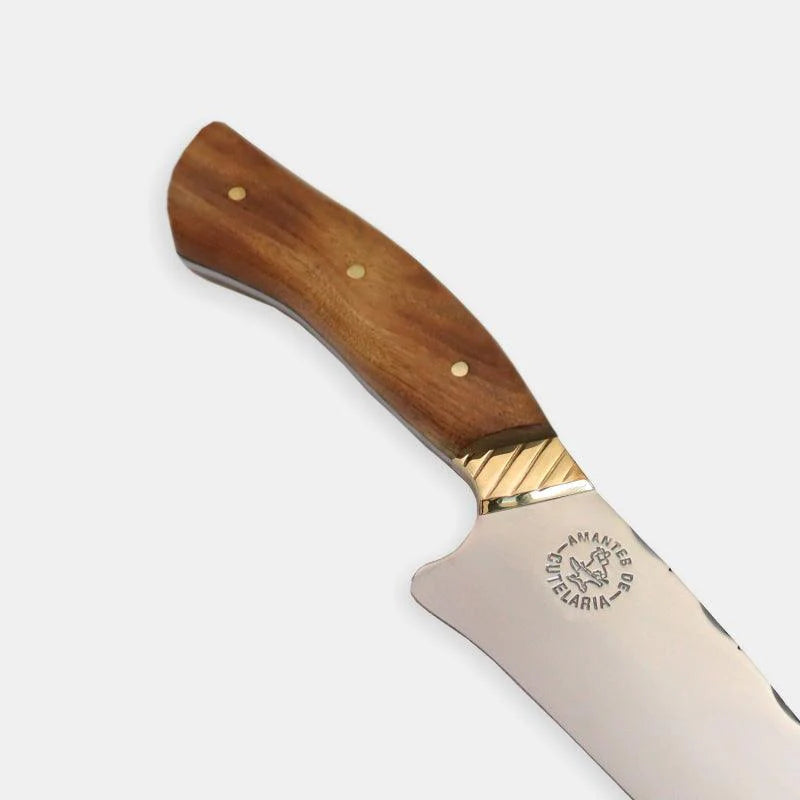 Faca Churrasco Artesanal Personalizada Gaúcha | Aço Inox 8"