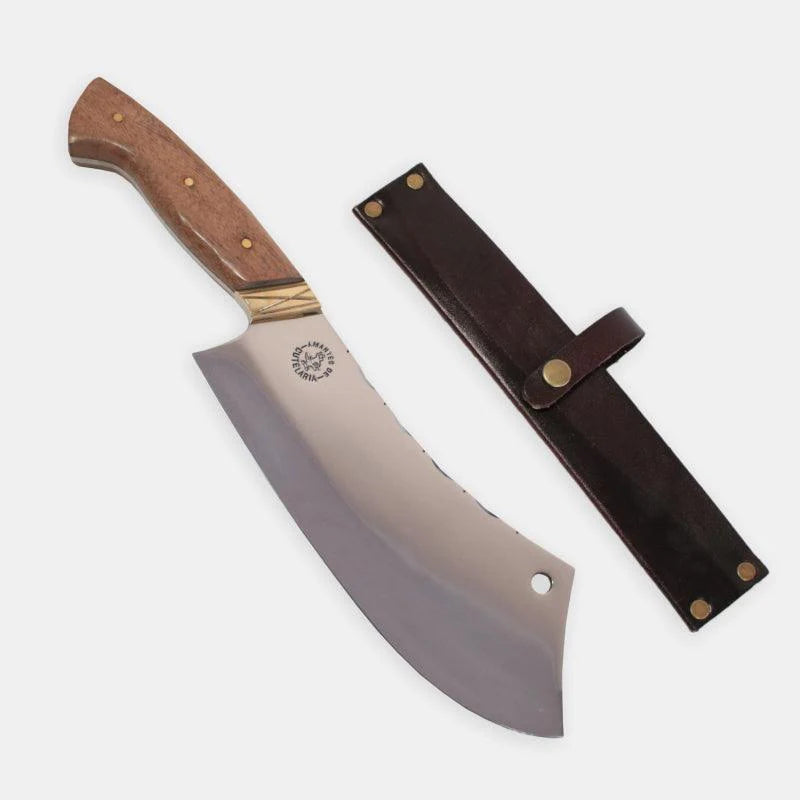 Cutelo Churrasco Artesanal Personalizado | Aço Inox 9"