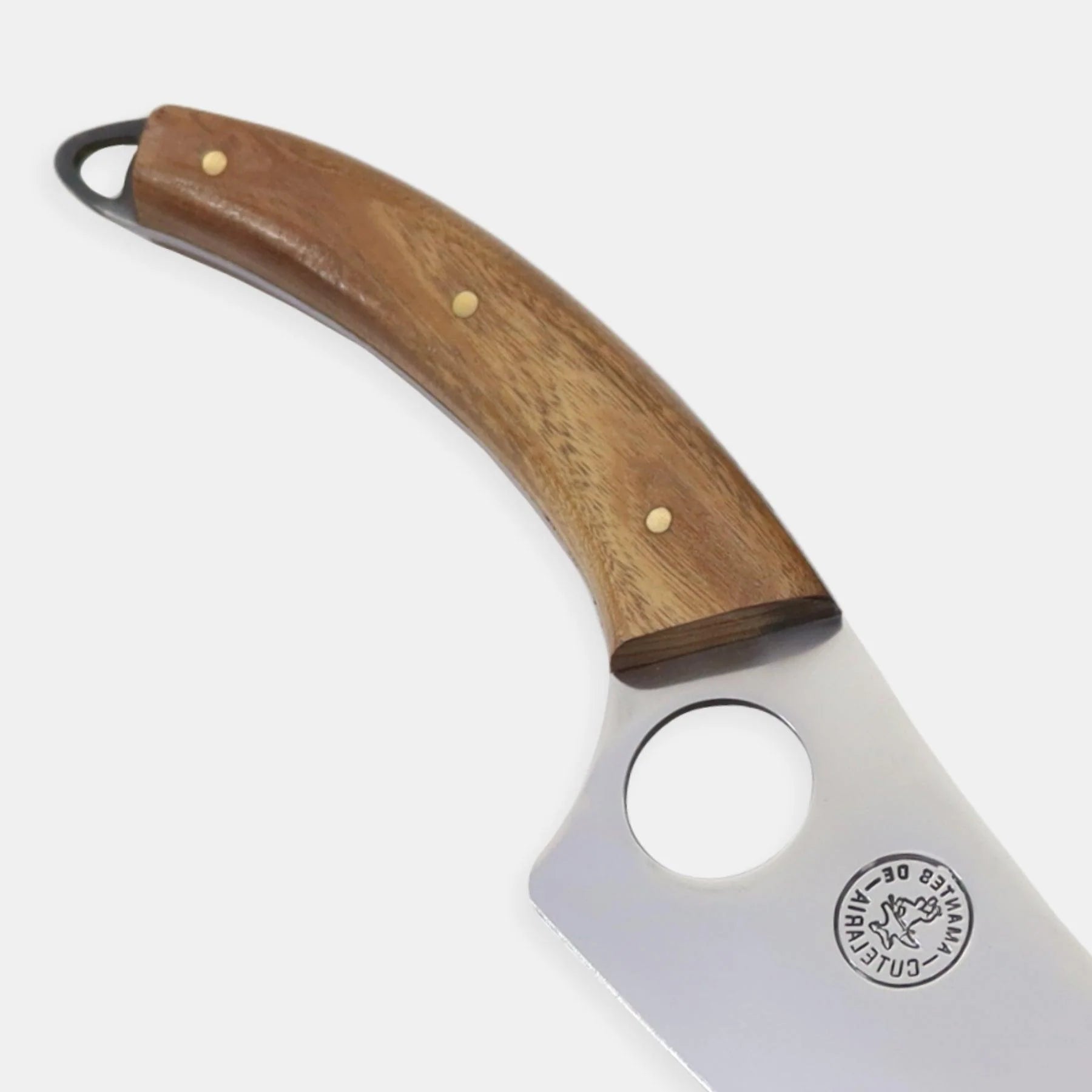 Faca Churrasco Artesanal Personalizada Olho de Tigre | Aço Inox 6"