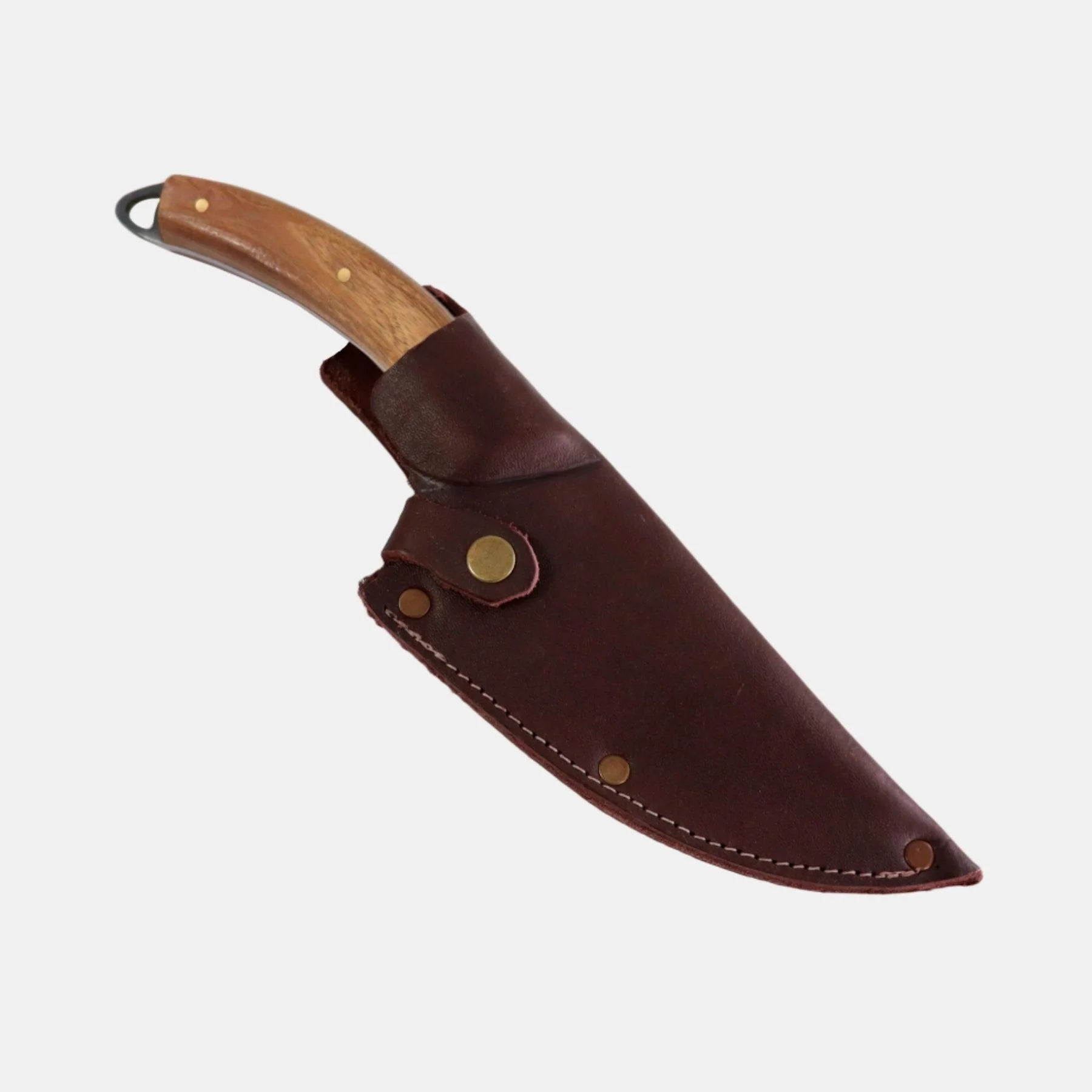 Faca Churrasco Artesanal Personalizada Olho de Tigre | Aço Inox 6"