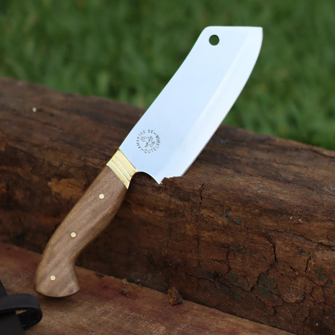 Cutelo Churrasco Artesanal Personalizado | Aço Inox 6"