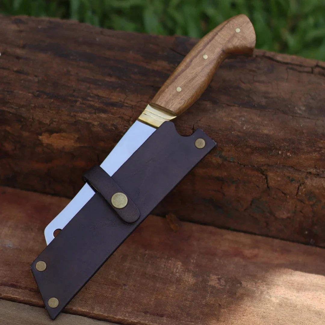 Cutelo Churrasco Artesanal Personalizado | Aço Inox 6"