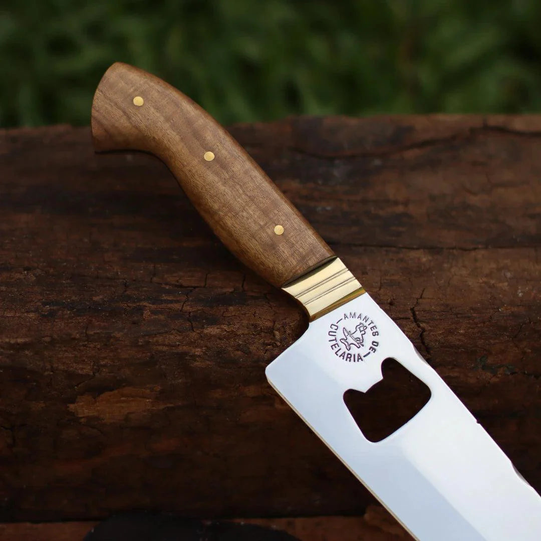 Faca Churrasco Picanheira Abridor Personalizada | Aço Inox 10"