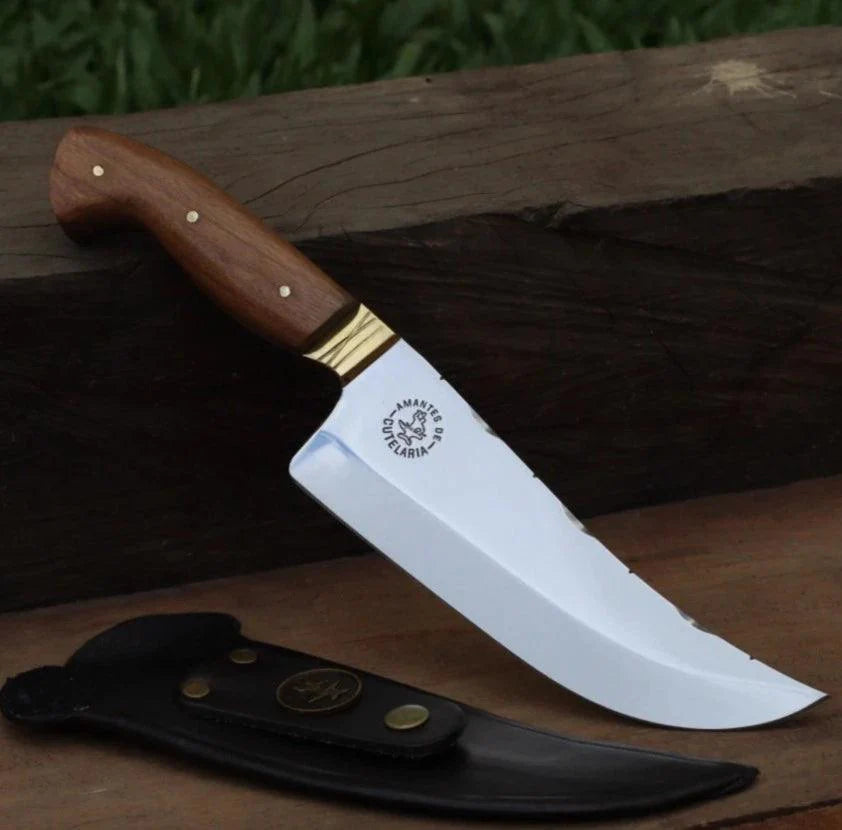 Faca Churrasco Artesanal Personalizada Coreadeira | Inox 7"