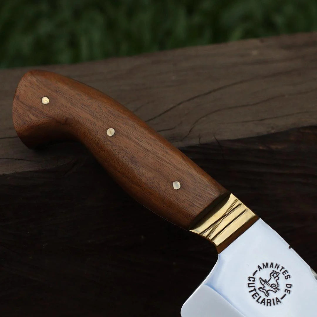 Faca Churrasco Artesanal Personalizada Coreadeira | Inox 7"