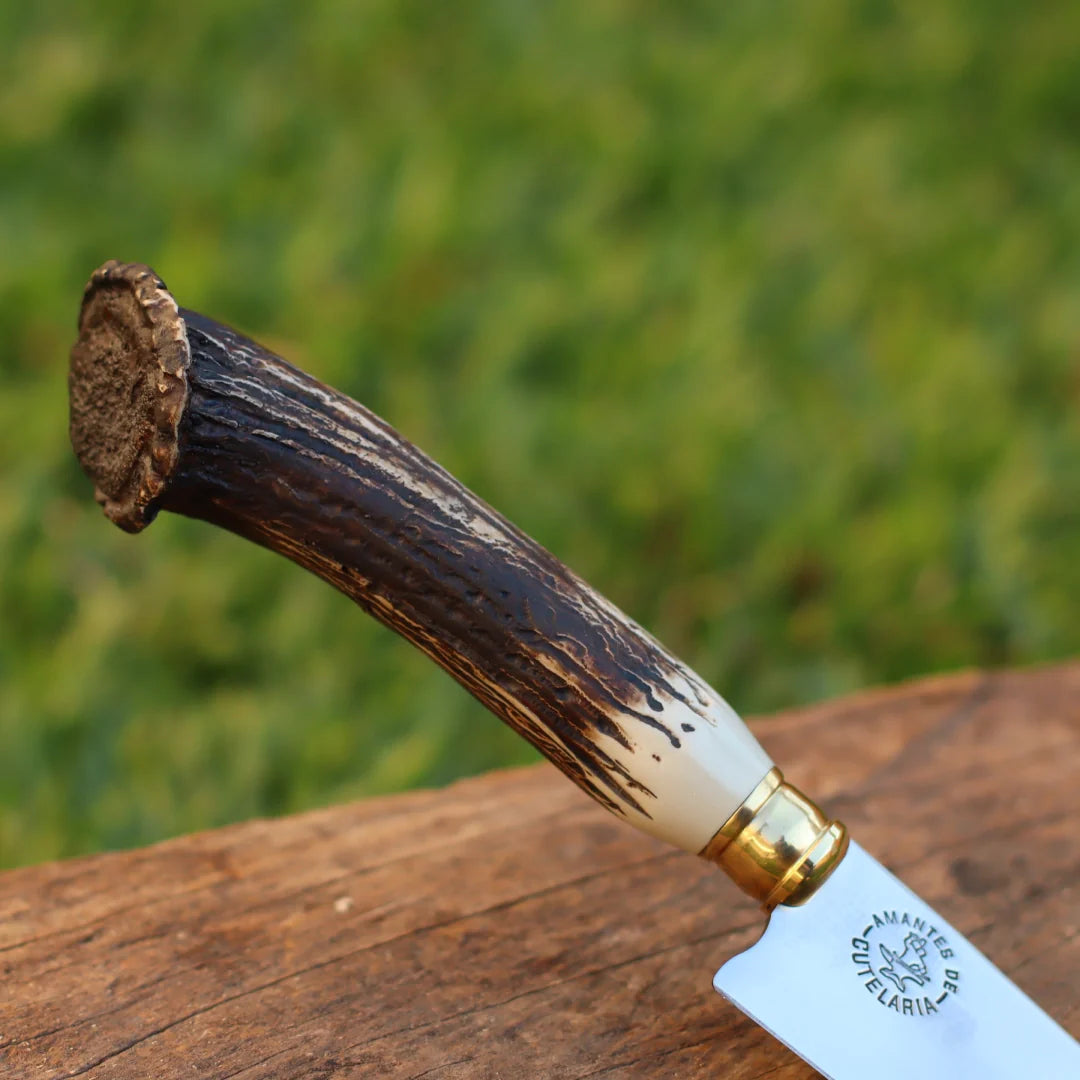 Faca Artesanal para Churrasco Personalizada | Presente | Cervo, Tatu, Cavalo