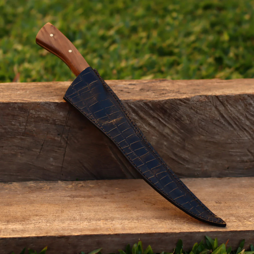 Faca Artesanal para Churrasco Aço Inox Persa | 10"