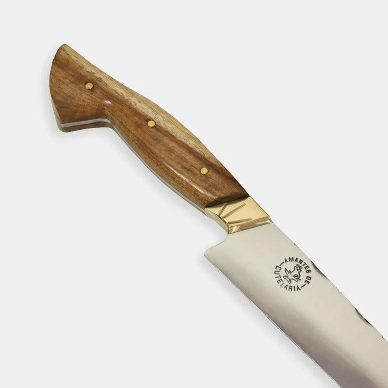 Faca Churrasco Artesanal Personalizada Javalizeira | Aço Inox 12"