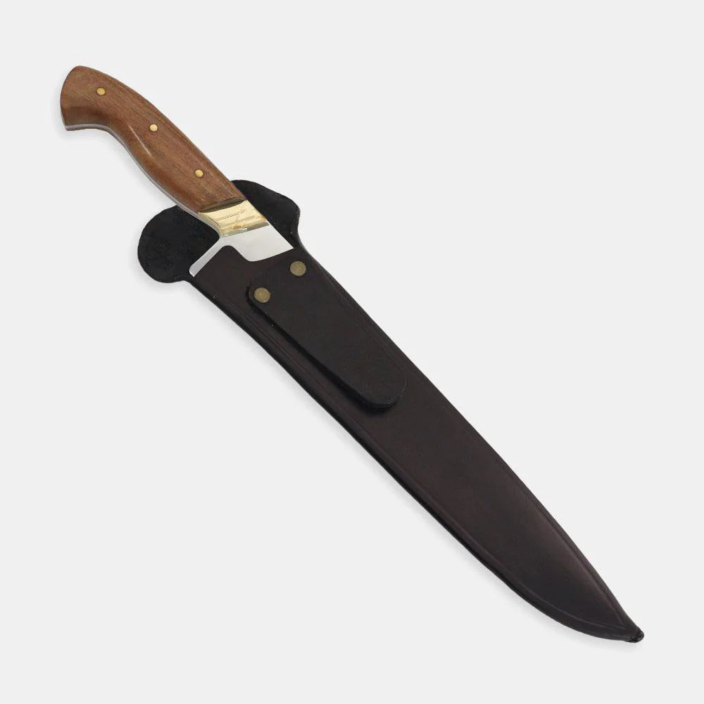 Faca Churrasco Artesanal Picanheira Tradicional | Aço Inox 10"