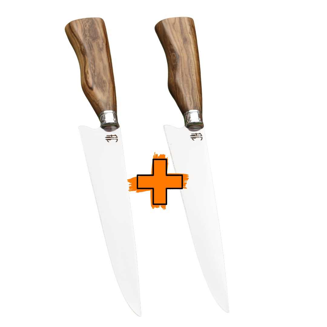 Kit 2 Picanheiras Artesanais para Churrasco Aço Inox  | 9"